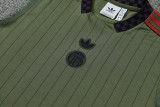 2025-26 Bayern Dark green Tank top and shorts suit