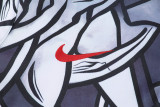 2026-27 England White Half Pull Tracksuit (涂鸦半拉链)