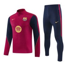 2026-27 BAR Red Half Pull Tracksuit (半拉链)