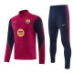 2026-27 BAR Red Half Pull Tracksuit (半拉链)