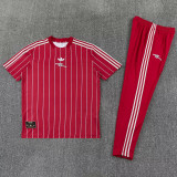 2026-27 ARS Red Short shirts and Long trousers Suit (圆领)