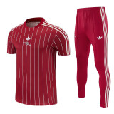 2026-27 ARS Red Short shirts and Long trousers Suit (圆领)