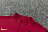 2026-27 BAR Red Half Pull Tracksuit (半拉链)