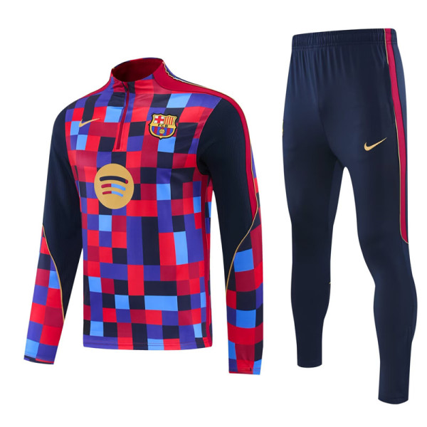 2026-27 BAR Red Half Pull Tracksuit (半拉链)