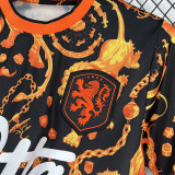 2026-27 Netherlands Orange Black Joint Edition Training shirts