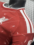 2026-27 LIV Home Long Sleeve Player Version Soccer Jersey (长袖球员)