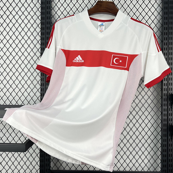 2002 Turkey Away Retro Soccer Jersey