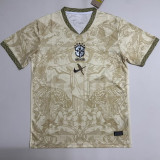 2026-27 Brazil Khaki Special Edition Fans Soccer Jersey (小鹦鹉标 )