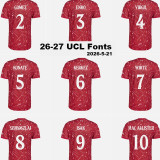 2026-27 LIV Home Long Sleeve Player Version Soccer Jersey (长袖球员)