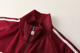 2026-27 Spain Brown Red Jacket Tracksuit #01