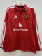 2026-27 Man Utd Home Long Sleeve Soccer Jersey (长袖)