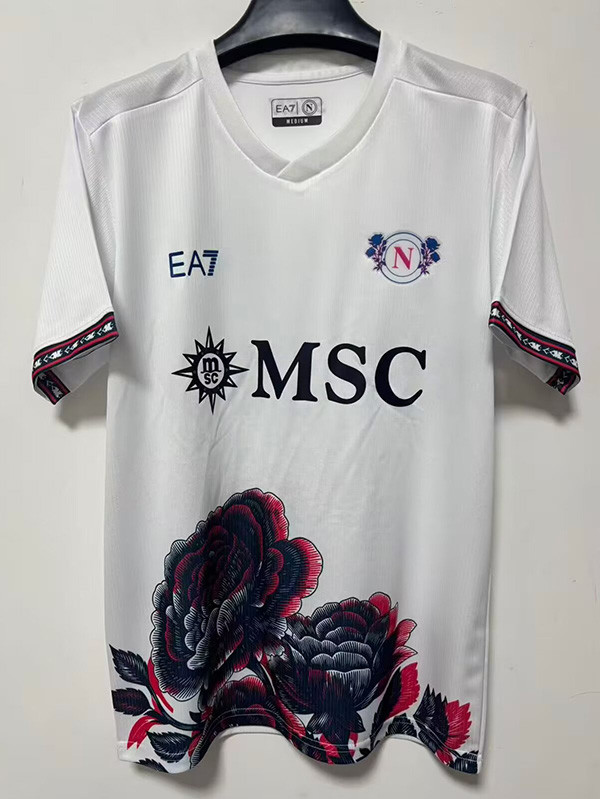 2025-26 Napoli White Special Edition Training Shirts