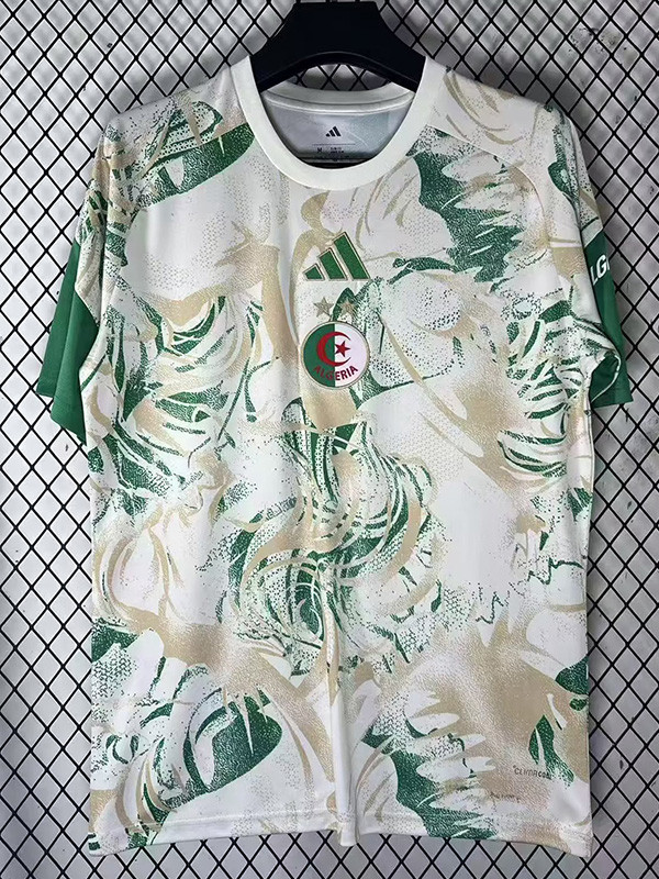 2026-27 Algeria Green Yellow White Training shirts