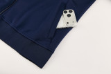 2026-27 Spain Royal blue Jacket Tracksuit #02