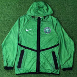 2026 Nigeria Green Walkout Jacket (Hooded) #单上衣