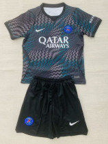 2026-27 PSG Black Goalkeeper Kids Soccer Jersey
