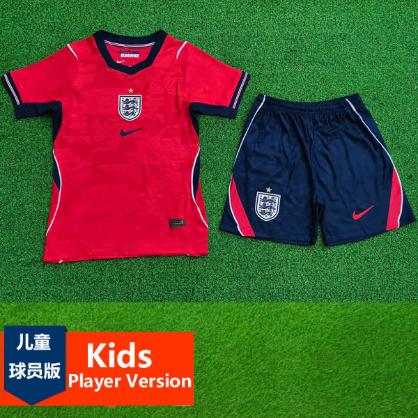 2026-27 England Away Kids Player Version Soccer Jersey (球员童装)