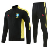 2026-27 Brazil Black Jacket Tracksuit