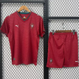 2026-27 Portugal Home Kids Soccer Jersey