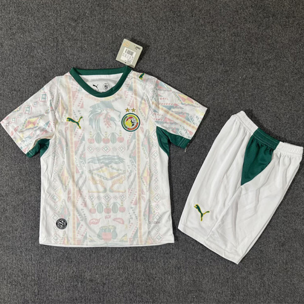 2026-27 Senegal Home Kids Soccer Jersey