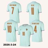 2026-27 France Away Kids Soccer Jersey