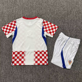 2026-27 Croatia Home Kids Soccer Jersey
