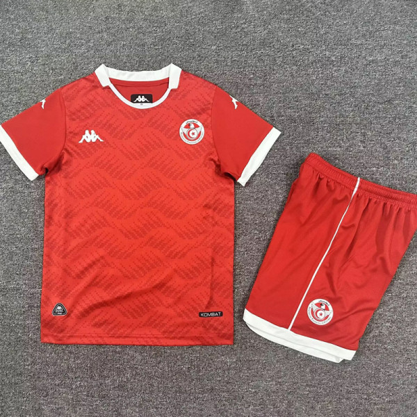 2026-27 Tunisia Home Kids Soccer Jersey