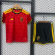2026-27 Belgium Home Kids Soccer Jersey