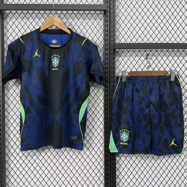 2026-27 Brazil Away Kids Soccer Jersey