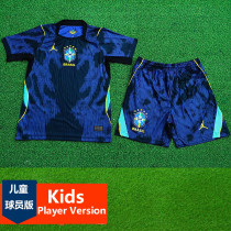 2026-27 Brazil Away Kids Player Version Soccer Jersey (球员童装)