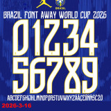 2026-27 Brazil Away 1:1 Fans Soccer Jersey