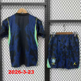 2026-27 Brazil Away Kids Soccer Jersey