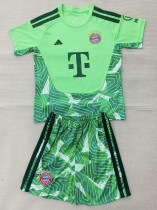 2026-27 Bayern Green Goalkeeper Kids Soccer Jersey