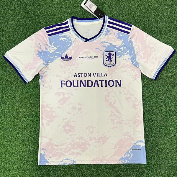 2025-26 Aston Villa Third UEL Finals Edition Fans Soccer Jersey (决赛版)