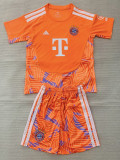 2026-27 Bayern Orange Goalkeeper Kids Soccer Jersey