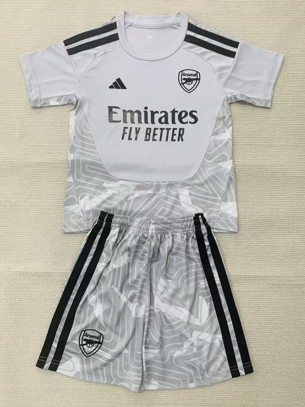 2026-27 ARS Gray Goalkeeper Kids Soccer Jersey