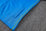 2026-27 Brazil Lake blue Jacket Tracksuit #A26043