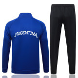2026-27 Argentina Fancy blue Jacket Tracksuit #A26039