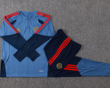 2026-27 Bayern Gray Blue Half Pull Tracksuit #B26050(半拉链)