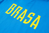 2026-27 Brazil Lake blue Half Pull Tracksuit #B26041(半拉链)