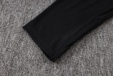 2026-27 Netherlands Black Half Pull Tracksuit #B26043(半拉链)