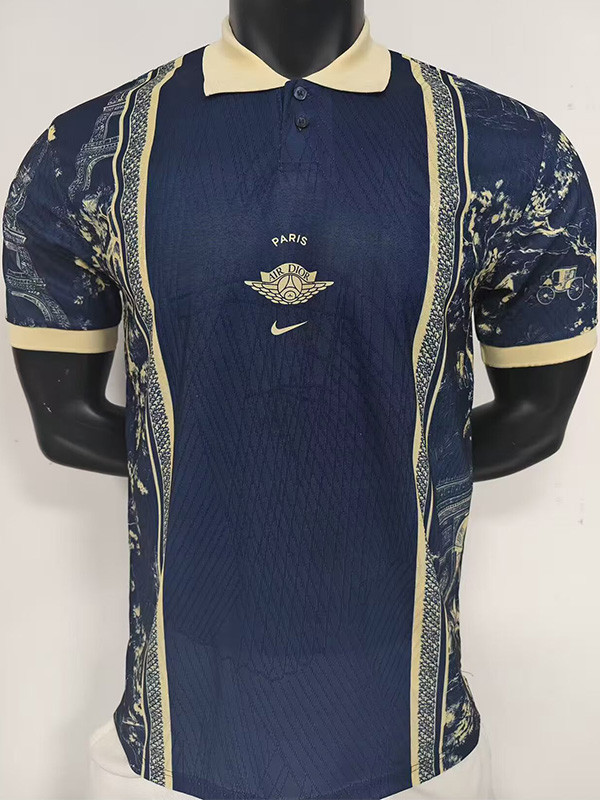 2026-27 PSG Blue Black Casual Edition Player Version Training shirts