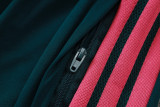 2026-27 RMA Dark green Half Pull Tracksuit #B26044(半拉链)