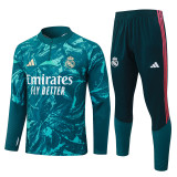 2026-27 RMA Dark green Half Pull Tracksuit #B26045(半拉链)