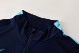 2026 NK Royal blue Half Pull Tracksuit #NB10(半拉链)