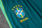 2026-27 Brazil Lake blue Half Pull Tracksuit #B26041(半拉链)