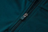 2026-27 RMA Dark green Half Pull Tracksuit #B26044(半拉链)
