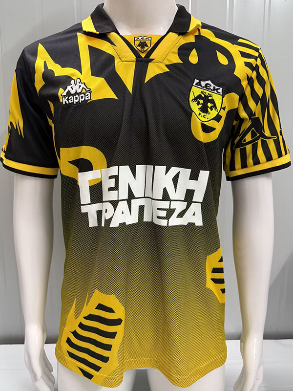 1997-1998  AEK Athens Home Retro Soccer Jersey