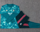 2026-27 RMA Dark green Half Pull Tracksuit #B26045(半拉链)