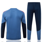 2026-27 Bayern Gray Blue Half Pull Tracksuit #B26050(半拉链)
